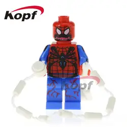 Одиночная продажа Карнаж Человек-паук Супергерои Человек-паук, Зеленый Гоблин Ник Фьюри строительные блоки рождественские игрушки для