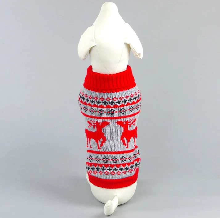 

Pet dog cat crochet knit Sweater sweatershirt Pullover small dog dachshunds Coat jacket Cothes dog christmas costume clothes