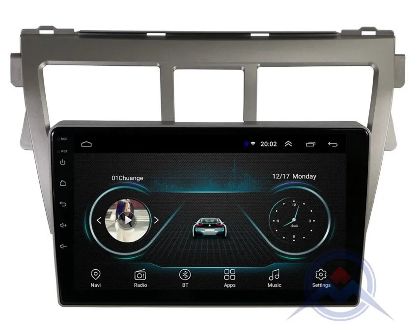 Top ZOHANAVI Android 8.1 2.5D Car Stereo Screen Radio For Toyota Vios Yaris Belta 2005-2011 Car DVD GPS Navigation with maps 13