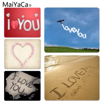 

MaiYaCa Personalized Cool Fashion I Love You To Show Love Silicone Pad to Mouse Game Size for 18x22cm and 25x29cm Mousepad