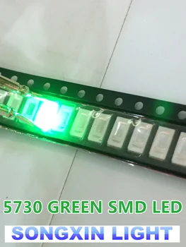 

2000pcs 5630/5730 SMD/SMT GREEN SMD 5730 LED Surface Mount Green 2.0~3.6V 520-525nm Ultra Birght Led Diode Chip 5730 Green