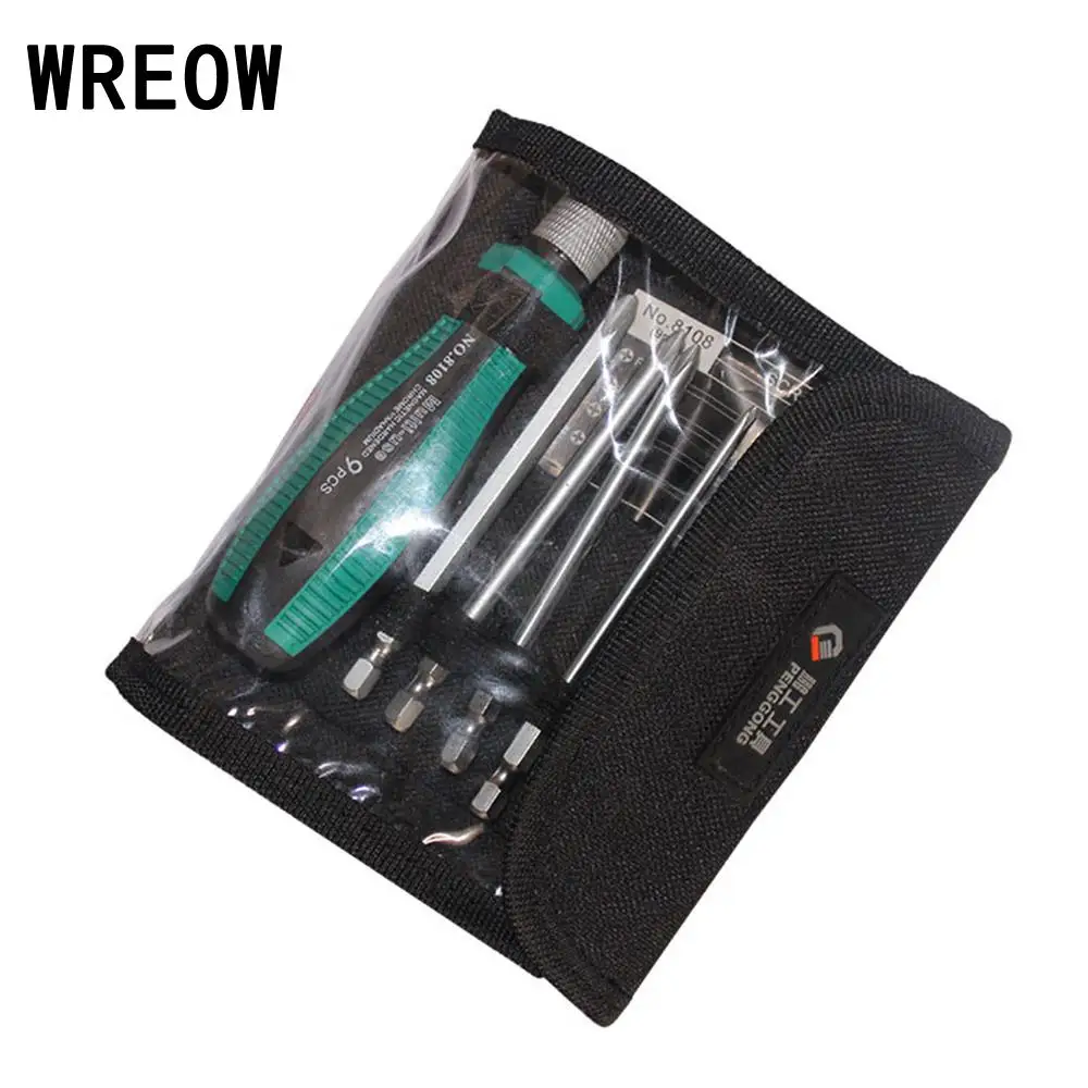Precision 9PCS/set Magnetic Torx Screw Screwdriver Set