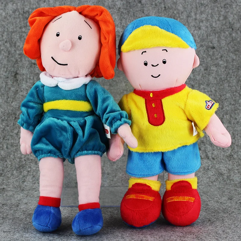 30-32 см Американский мультфильм Caillou плюшевые игрушки Caillou Sister Rosie мягкие куклы подарок для детей