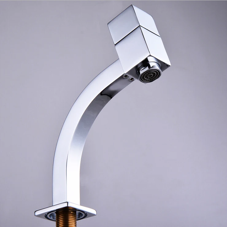 

L16023 - Luxury Chrome Finish Brass Material Lavatory Cold Water Faucet