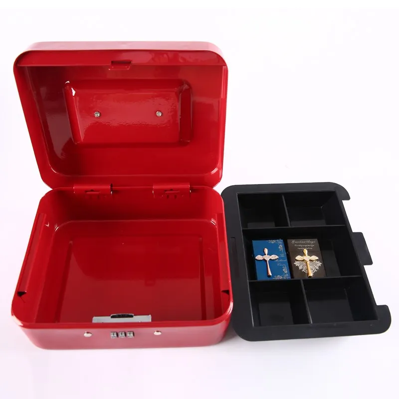 1PC Steel Simulation Secret Book Safe Money Box Case Money Jewelry Storage Box Security Password Lock