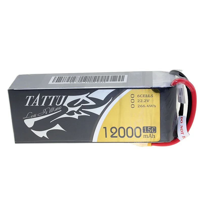 Аккумулятор TATTU LiPo 4S 6S 35C 25C 6600mAh 10000mAh 12000mah 16000mAh Plus 15C 25C 22,2 V LithiumRC - Цвет: 12000 22.2V 6S 15C