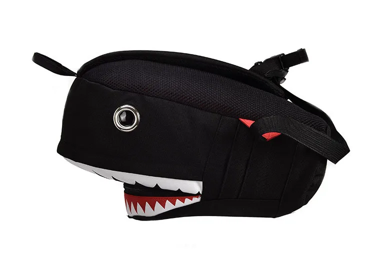 Маленький рюкзак atinfor с акулой, 3D детская школьная сумка, детский холщовый рюкзак для детского сада, 2 размера