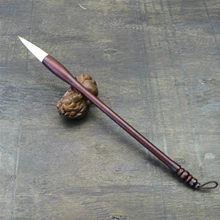 Натуральная деревянная кисть большая средняя небольшая обычная для письма несколько волос кисть для каллиграфии набор каллиграфическое письмо щетка 3 шт