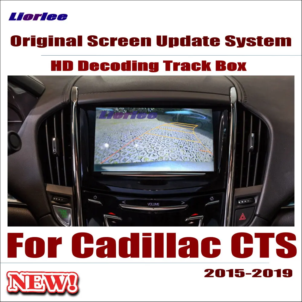 

Liorlee For Cadillac CTS 2015-2019 Original Car Screen Update Decoder Parking Rear view Camera Carplay Interface Adapter