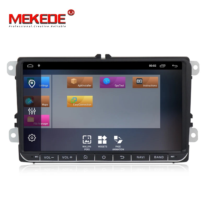 Clearance 9" Android 9.1 2+32G Car GPS Navigation for VW Volkswagen SKODA GOLF 5 Golf 6 POLO PASSAT B5 B6 JETTA TIGUAN dvd player BT RDS 2