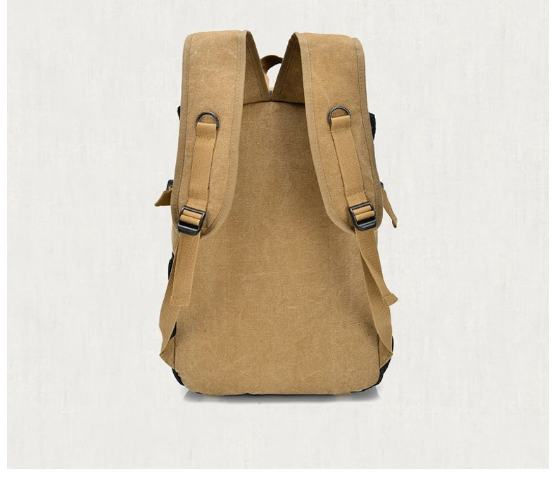 Men Women Hiking Backpack Canvas Travel Bag Camping Mountaineering Rucksack Retro Patchwork Bags Mochila Blaso Outdoor XA173D