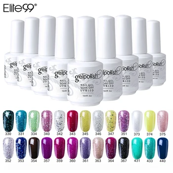 Elite99 15ML 298 Reine Farbe Nagel Gel Polnisch Gel Lacke Soak Off Nail art UV & LED Vernis Ongle lang Anhaltende Gel Lak Lack