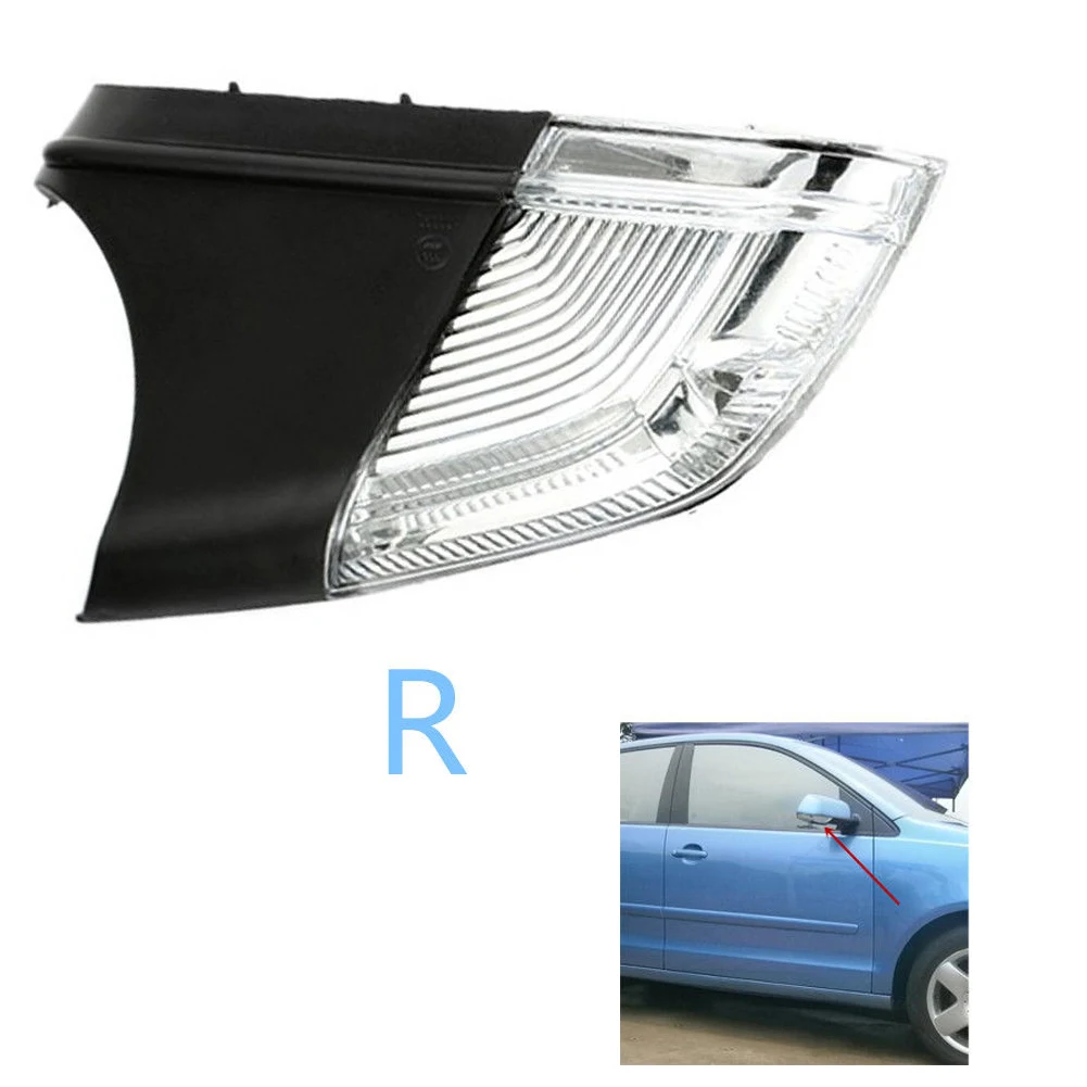 

Right Side Mirror Indicator Turn Signal Light Lamp for VW Polo 05-09 1Z0949102C