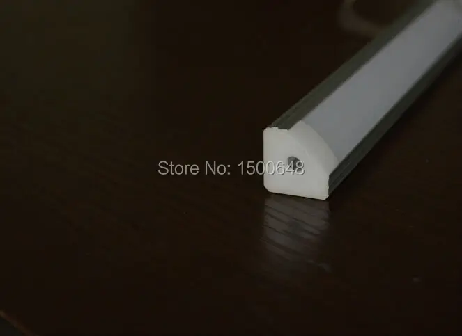 

20pcs/lot L Shape aluminum profile for led strip Milky/Clear PC