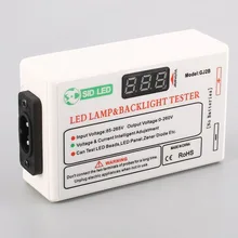 Voltage LED LCD Screen Backlight Zener Diode Tester Meter Lamp Strip Bead Light Board Test Tool Output 0~260V US Plug GJ2B