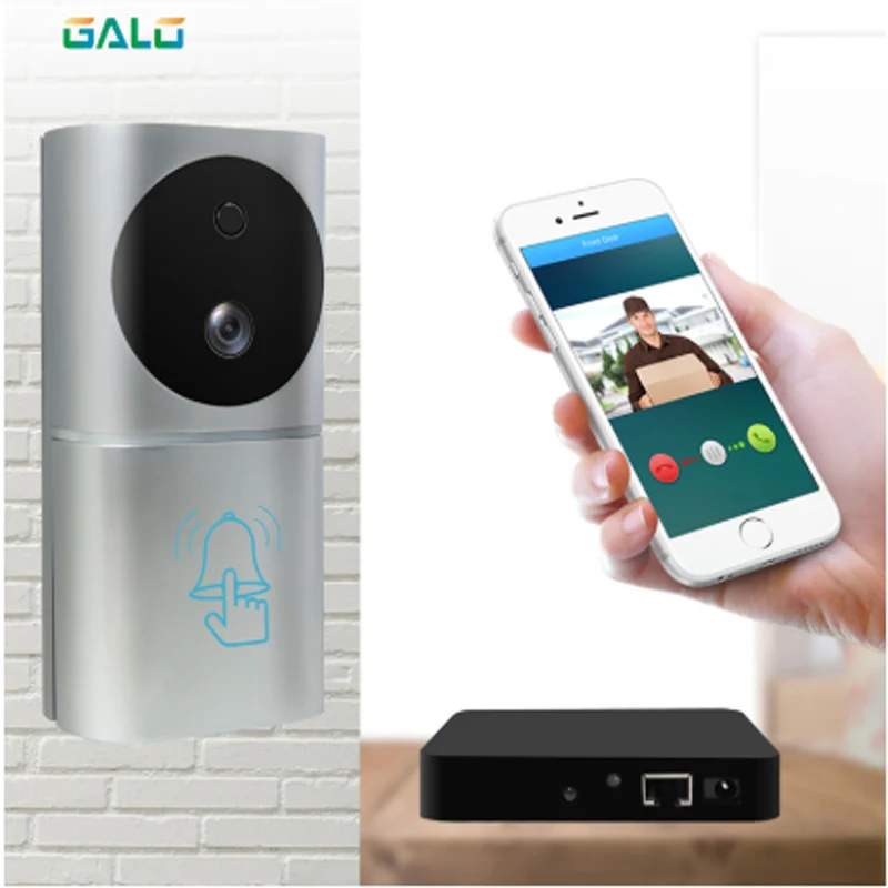 2019 New Style Home Security WiFi Camera Door Bell Human Detection 1080P Smart Video Door Phone iOs Android WiFi Video Doorphone