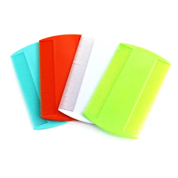 

NEW 2pcs Portable Narrow Tooth Comb Nit Lice Flea Flat Brush Cootie Delousing Rid Head Lice Anoplura Dandruff Beauty Combs