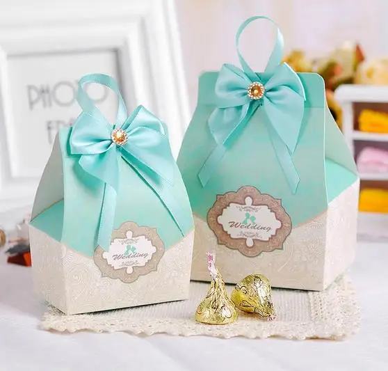 tiffany Blue Wedding Favors Candy Box Wedding Candy Holders Gifts ...