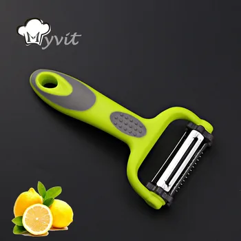 

Multifunctional Peeler 360 Degree Rotary Potato Peeler Vegetable Cutter Fruit Planer Kitchen Gadgets with 3 Blades