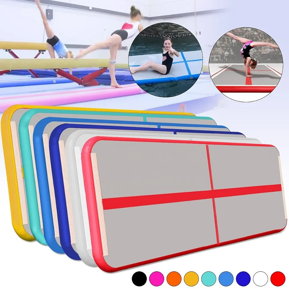 

Gofun AirTrack 300x90x10cm Air Track Mat Set Tumbling Gymnastics Exercise Pad Inflatable Gym Training Mats Air Floor