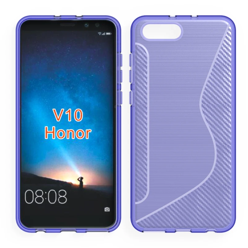 Бренд gligle NS-line Мягкий ТПУ защитный силиконовый чехол для Huawei Honor V10 чехол