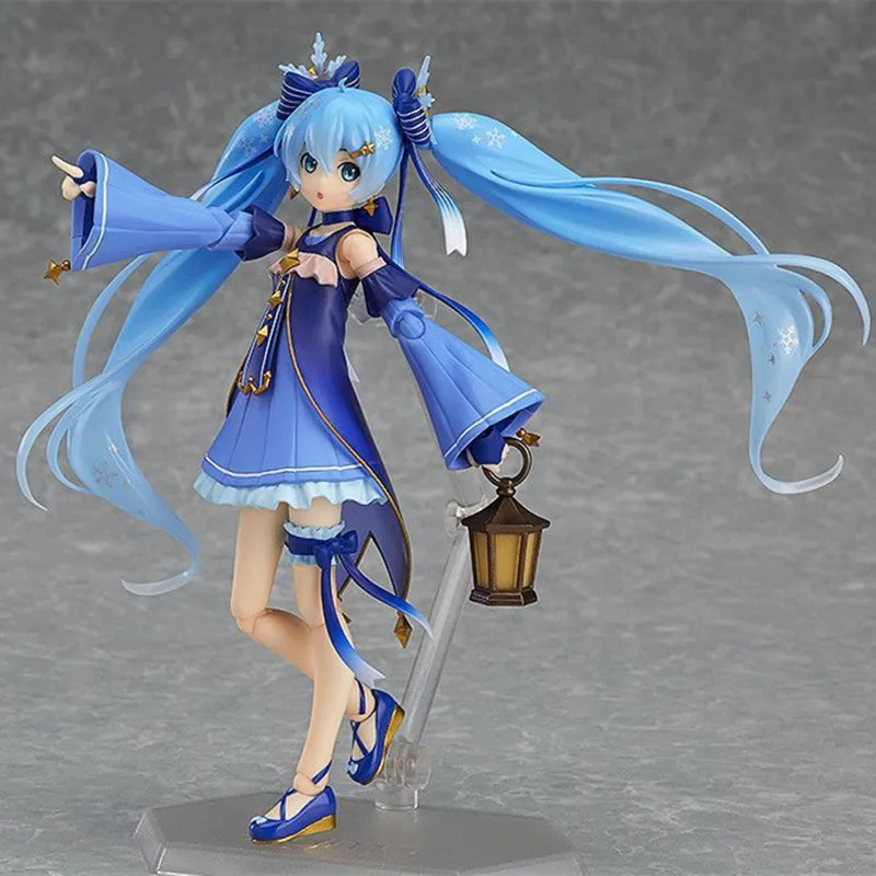 

Vocaloid Hatsune Miku Figma EX-037 Version Twinkle Snow PVC Action Figures