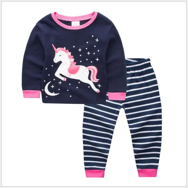 unicorn clothes Baby boys girls Clothing Sets home suit children's