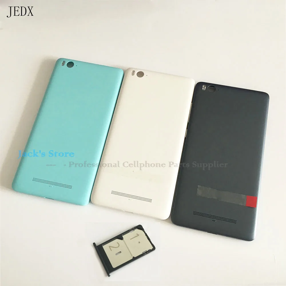 JEDX для Xiaomi mi 4C 4c Задняя крышка батареи корпус с боковыми кнопками sim карты Tary |