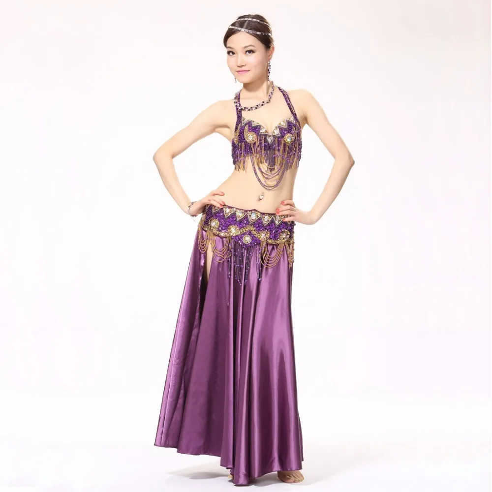 Stage Performance 11 Colors Belly Dance Costume Oriental Dance Beads ...