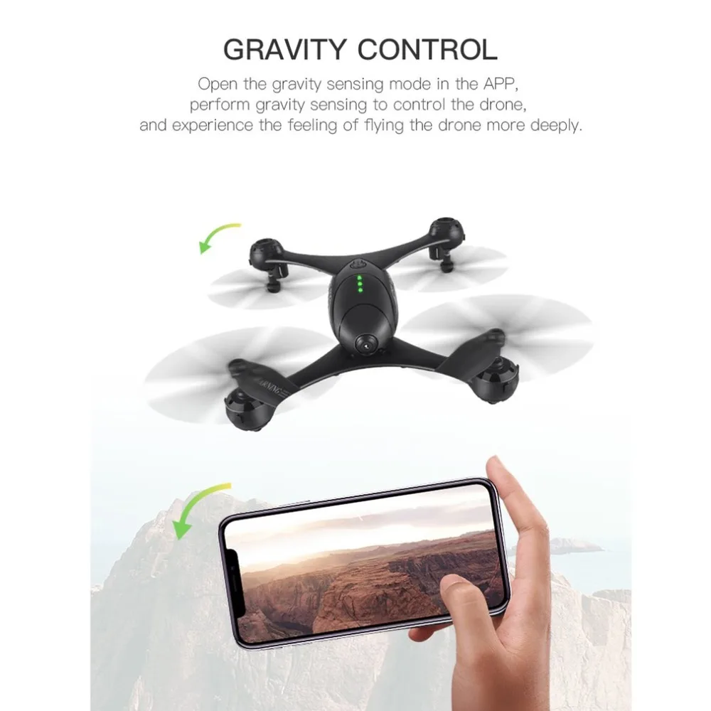 

KF600 RC Quadcopter Drone with 720P Camera 3D Flip Headless Mode Gesture Auto-photo Altitude Hold Optical Flow Positioning