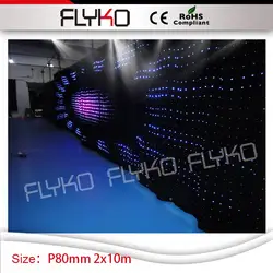 2x10 м огнестойкие ткани флэш-дисплей с высоким определение P80mm