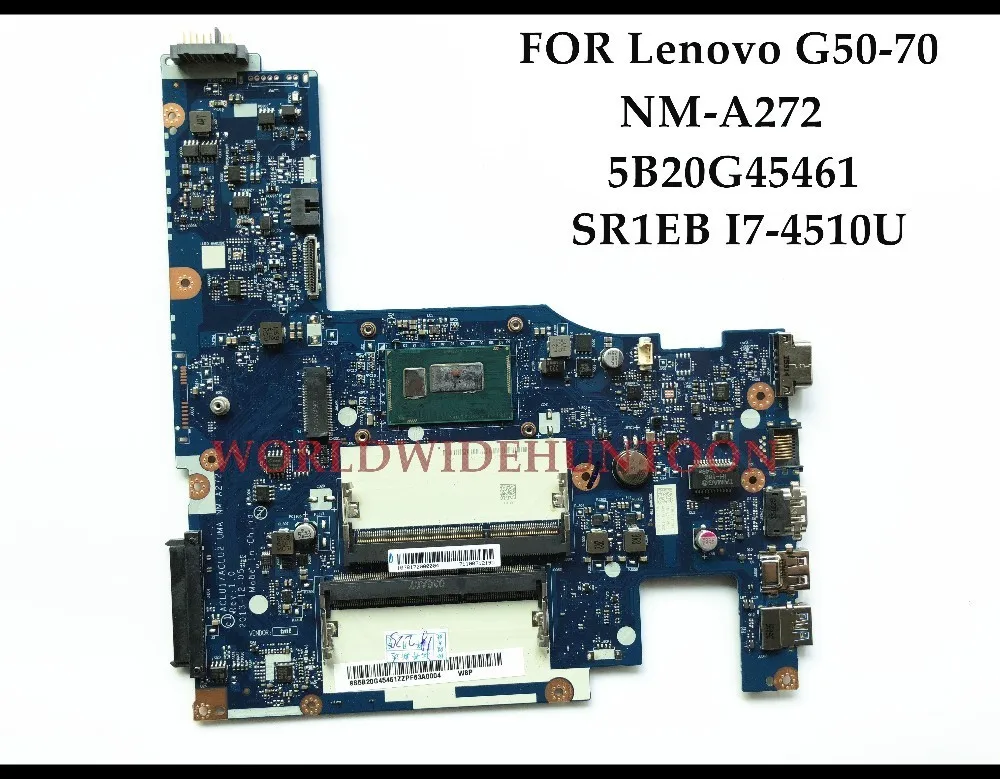 Высококачественная материнская плата ACLU1/ACLU2 UMA NM A272 для ноутбука Lenovo G50 70 5B20G45461 SR1EB