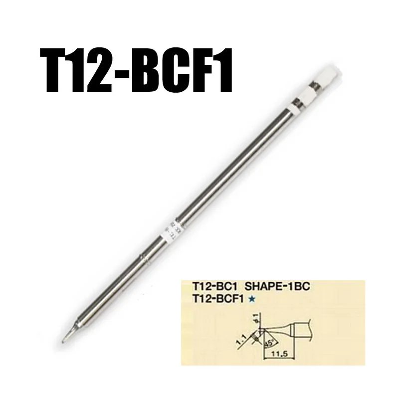 2pcs/lot T12 BCF1 IRON TIPS for Hakko Soldering Station FX 951 FX 952