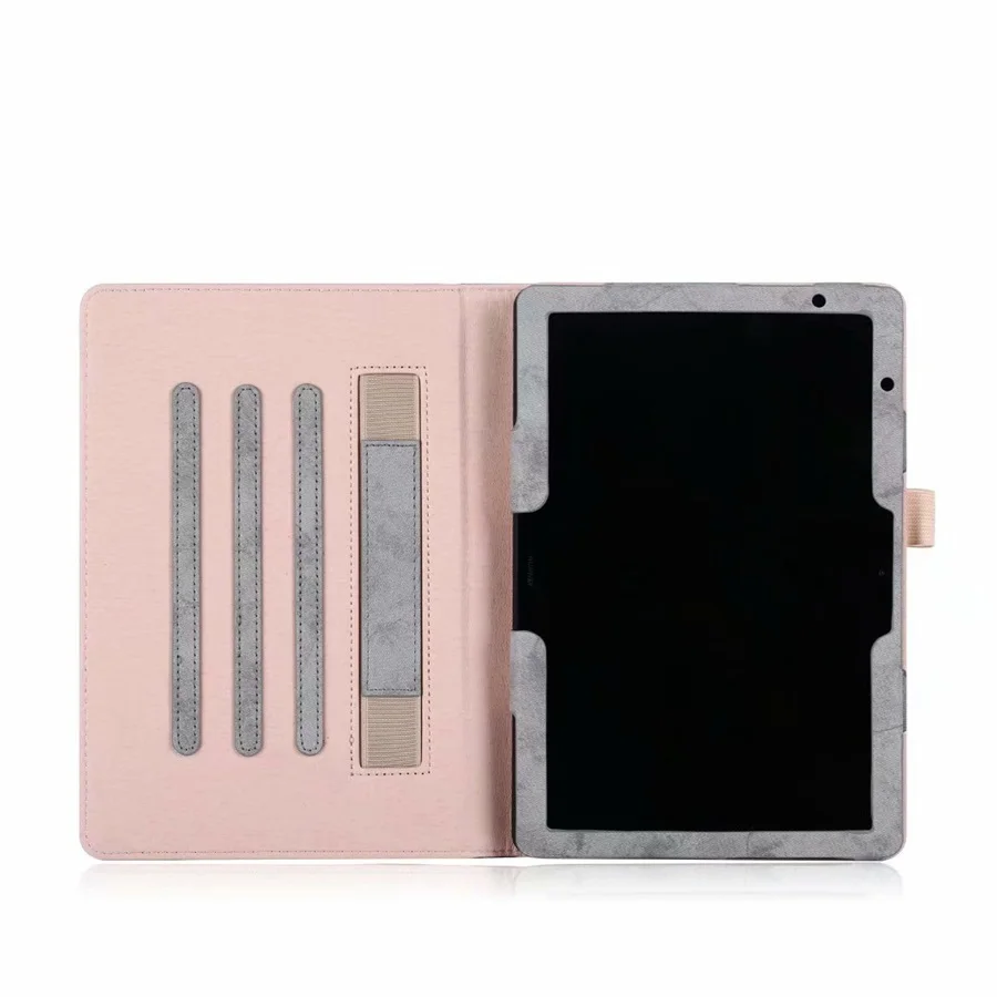 Чехол для планшета Huawei mediapad M5 Lite 10 флип чехол T5 L09 L03 W19 пленка и стилус|Чехлы