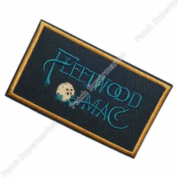 

3.5" FLEETWOOD MAC IRON ON PATCH Music Band EMBROIDERED Transfer APPLIQUE Heavy Metal Rock Punk Badge