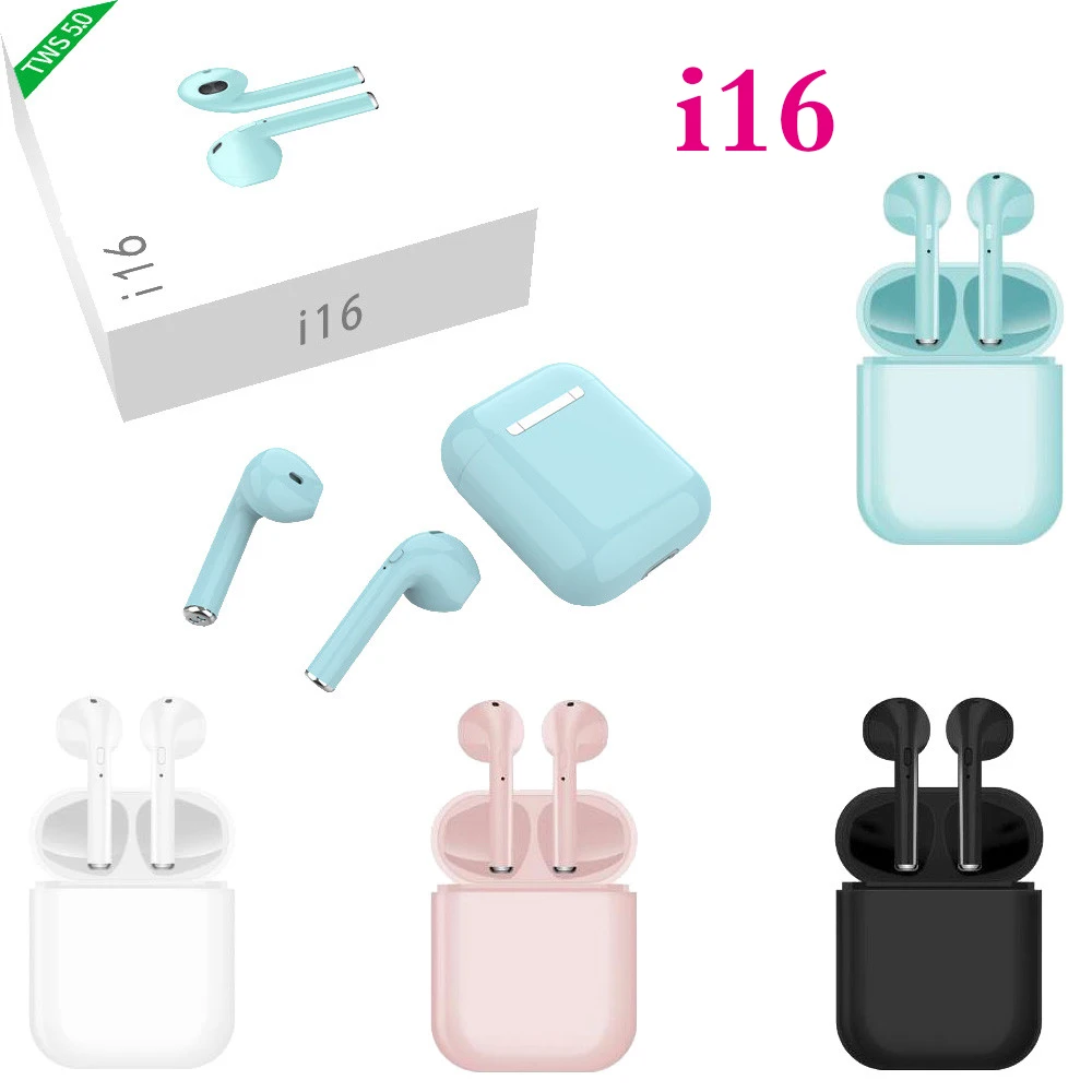 

2019 New i16 TWS Wireless Bluetooth 5.0 Earphone Earbuds Stereo Binaural call Earphone Headset for All phone PK i10 i12