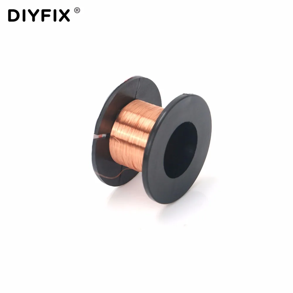 DIYFIX 0.02mmx50m PCB Link Wire Copper Soldering Wire Jump Line for iPhone Chip Welding Maintenance Repair Tools DIYFIX 0.02mmx50m PCB Link Wire Copper Soldering Wire Jump Line for iPhone Chip Welding Maintenance Repair Tools