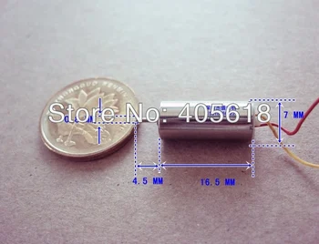 

20pcs 7x16mm 40000r/min micro 3.7V DC coreless motor for airplane model and helicopter and DIY toy High efficiency motors