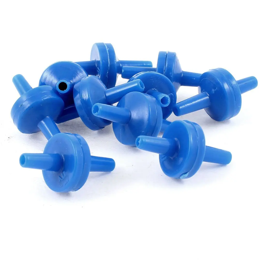 

10pcs Plastic Aquarium Fish Tank Air Oxygen Pump Outlet One Way Non-Return Check Valves Connector 4*6mm Tube Hose Part Aquarios
