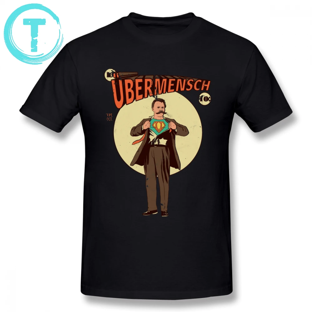 Wonder футболка UberMensch с коротким рукавом мужская 6xl принтом Потрясающая Летняя из 100