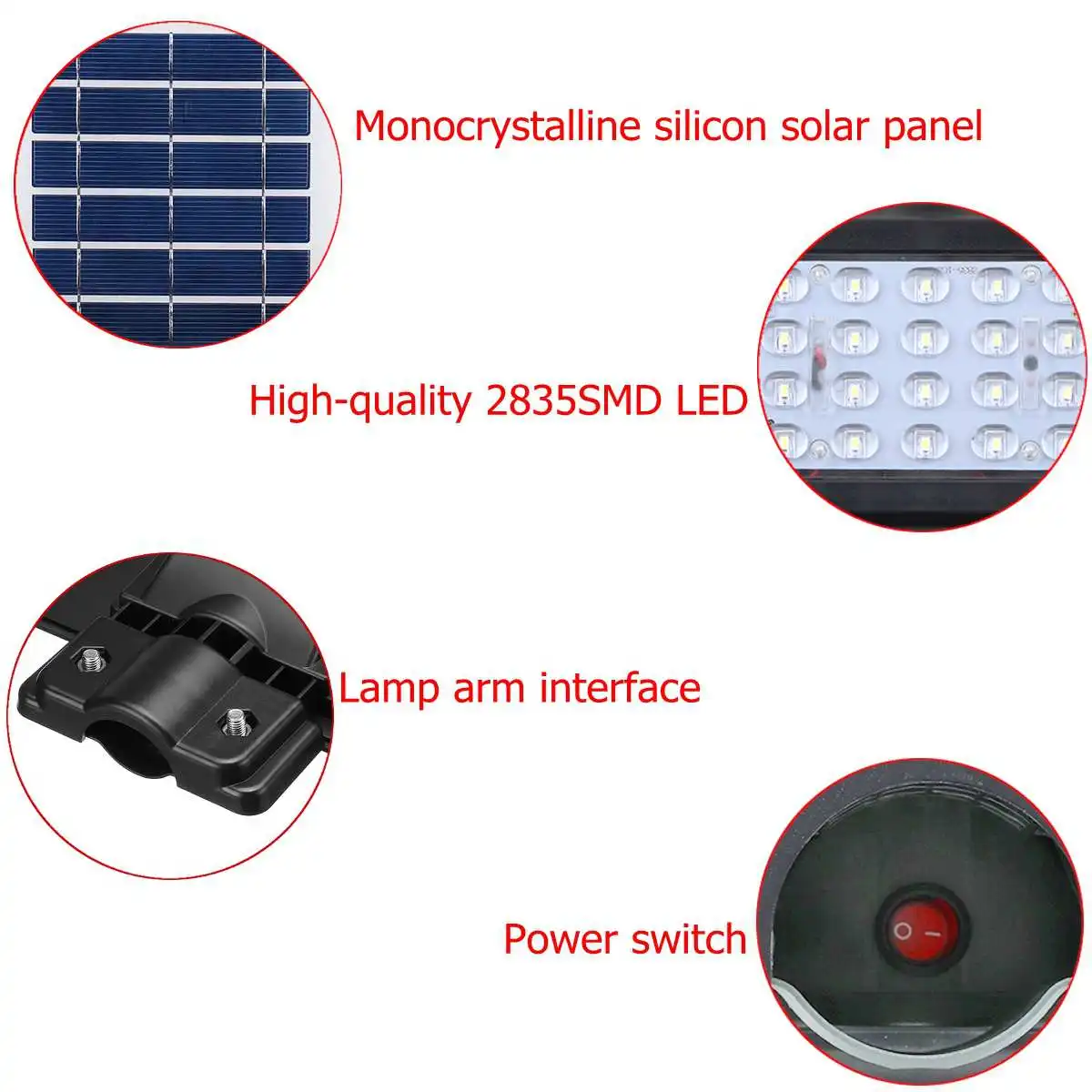 50W 60W 100W 150W  Radar motion LED Gray IP65 Solar Street Light Constantly Waterproof Induction Solar Sensor Remote Control