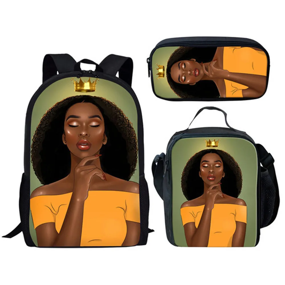 african print bookbag