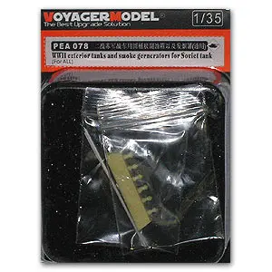 

KNL HOBBY Voyager Model PEA078 World War II Soviet Union chariot with spare fuel tank and smoke tank upgrade kit