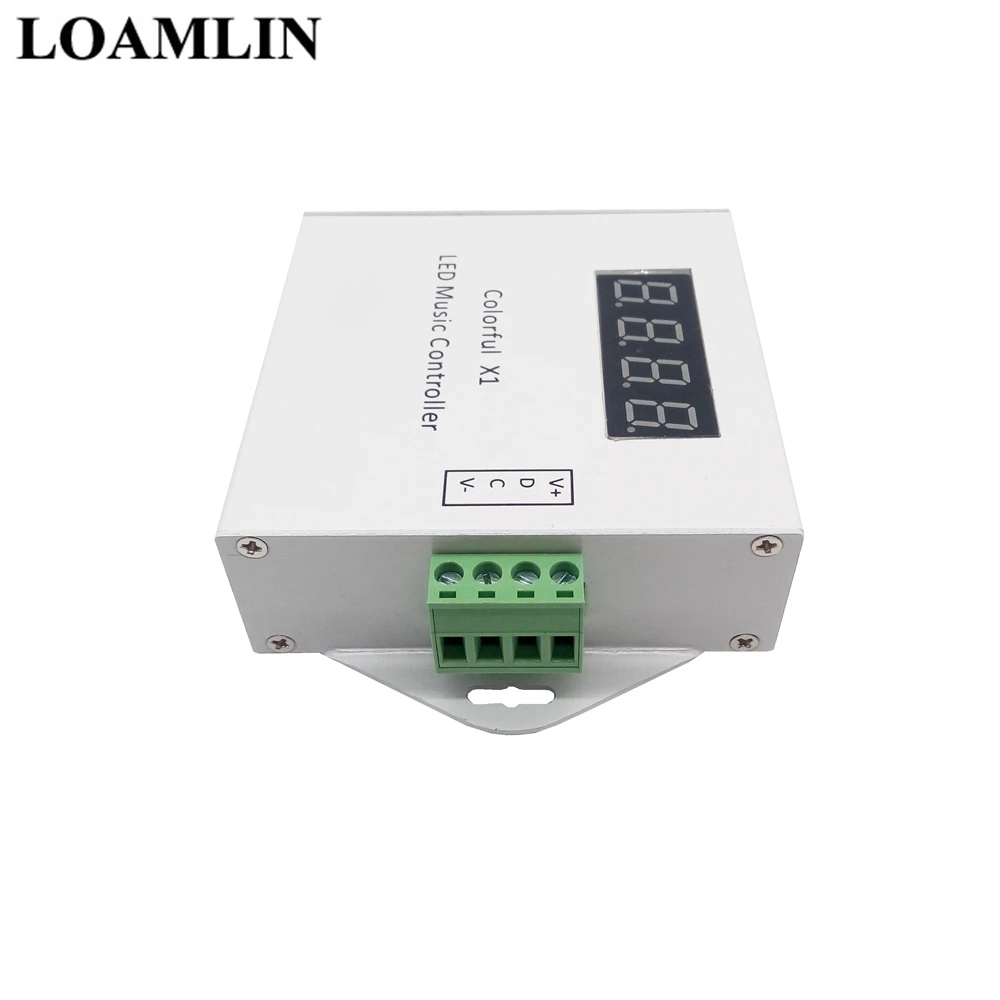 Контроллер светодиодной ленты WS2812B WS2811 SK6812 USC1903 музыкальный цветной X1/X2 Фотовход