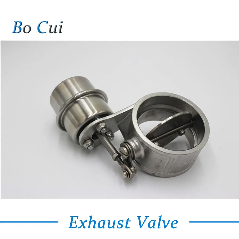 Stainless Steel 2/" 51mm Exhaust Control Valve Set Vacuum Actuator OPEN Style