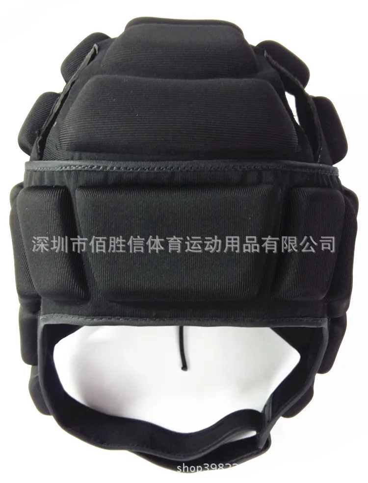 Defence Collide Football Goalkeeper Helmet Goalkeeper Hat Rugby Wheel Sliding Movement Protect Head Three-colour Optional