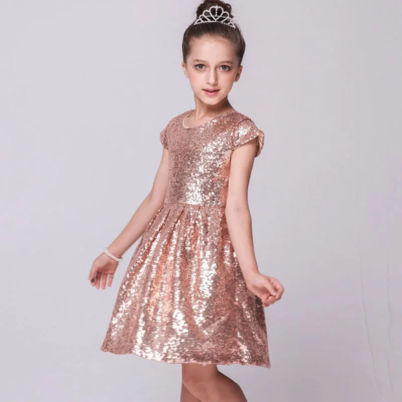 sparkly flower girl dresses for wedding kids graduation gowns children
