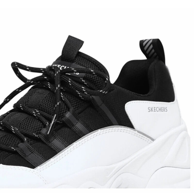 Skechers/Мужская обувь; D'lites; повседневная обувь на платформе; удобные брендовые Роскошные модные теннисные кроссовки; Masculino Adulto; 999120-BKW