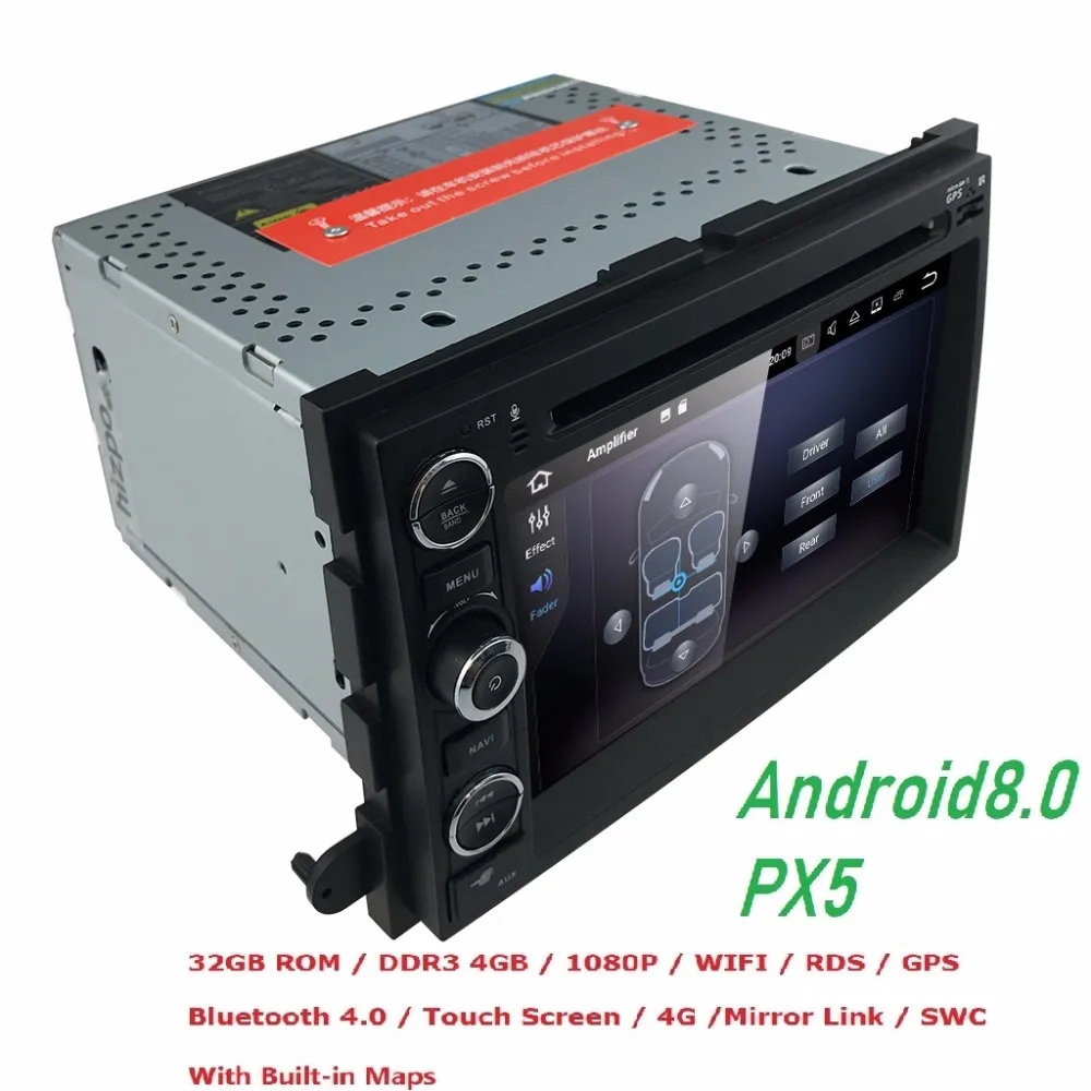 Cheap OctaCore Android8.0 Car DVD GPS For Ford Fusion Explorer F650 F150 F450 F350 Edge Expedition Mustang Navigation Radio WIFI 4G+32 3