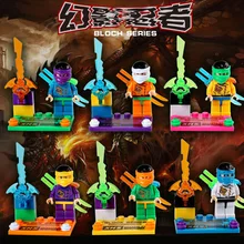 

Ninja Future Knights Building Blocks Kai Jay Cole Zane Nya Lloyd Action Figures Weapon Model Ninjagoed Toy Bricks for Kid Gift